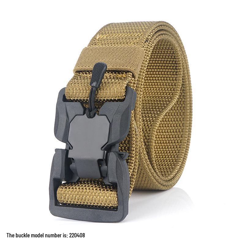 Men's Tactical Outdoor Belt - Military, Work, Casual Canvas Nylon Leather