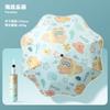 New straight umbrella creative children's umbrella 8-bone rounded corners safety joint 8-bone automatic umbrella astronaut handle