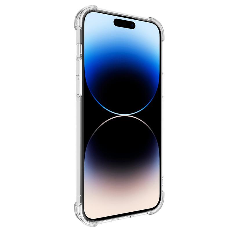 IMAK For iPhone 15 Pro Max Phone Back Cover Soft TPU Phone Case Anti-scratch Super Clear Shell