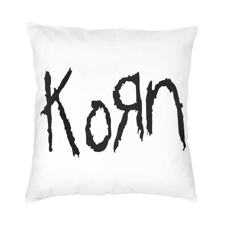 Nu Metal Rock Band Korn Quadratische Kissenhülle Dekoration Kissen Wurfkissen Für Wohnzimmer Doppelseitiger Druck
