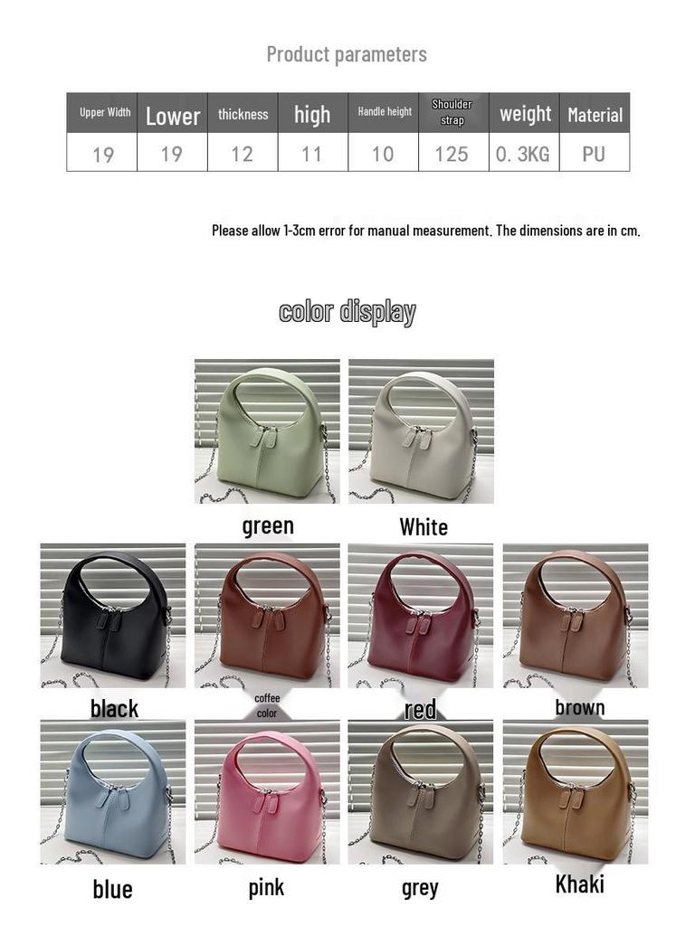 Knödel Damenhandtasche aus weichem Leder 2025: Neue Schlichte Mode, Große Kapazität, Kleine Größe