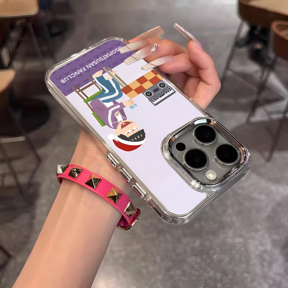 

Anime Osomatsu Phone Case For IPhone 17 Air 16 15 14 13 12 11 Pro Pro Max Plus Transparent Soft Cover iPhone 14
