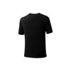 Li Ning Badminton Series Letter Logo Print Quick-Dry Cool Short Sleeve T-Shirt Unisex Tops Black ATSU493-1