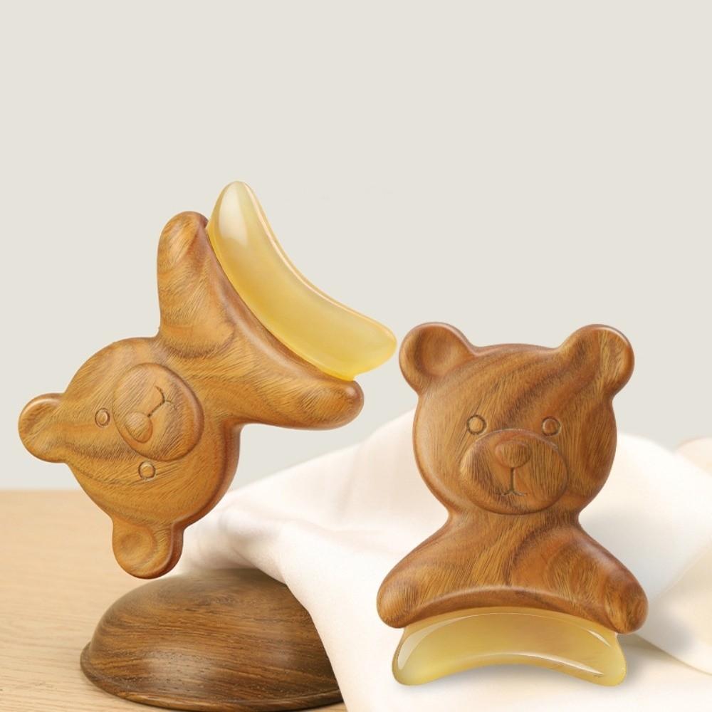 Lifting and Tightening Guasha Tool Reduce Puffiness Green Sandalwood Massager  SPA