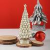 Resin Christmas Tree Decorations Desktop Holiday Ornaments for Home Office and Window Display