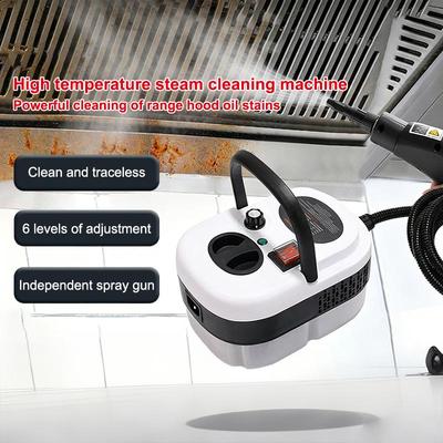 2500W High Pressure Steam Cleaner Multifunctional Fast Heating Machine For Kitchen Hood Oil Stain Removal Whole House Cleaning