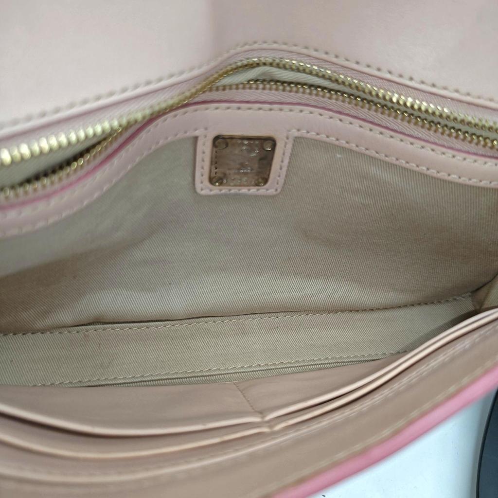 [Pre-Owned] Millie Visetos Classic Monogram Flap Lock Crossbody Bag - Good #1142FTE