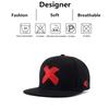 Unisex Simple X Embroidery Hip-Hop Hats Outdoor Adjustable Casual Baseball Caps Sunscreen Hat