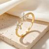 European & American Luxury Zircon Flower Women's Ring, 925 Sterling Silver, Fashionable High-End Design