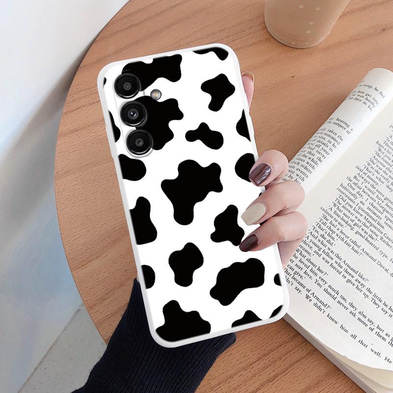 Leopard Print Phone Case For Samsung Galaxy A24 A54 A55 A34 A56 A16 4G Protection Back Cover Soft Silicone Fundas Shell Coque