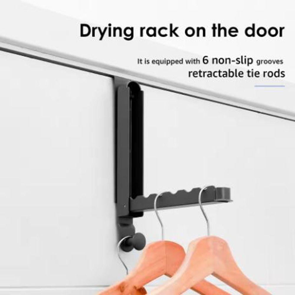 Heavy Duty Over the Door Hanger No Drilling Laundry Drying Rack Coat Hat Hanger  Kitchen