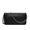 2025 New Fashion Women's Shoulder Bag Black PU Retro Messenger Bag Luxury Design Casual Women's Handbag