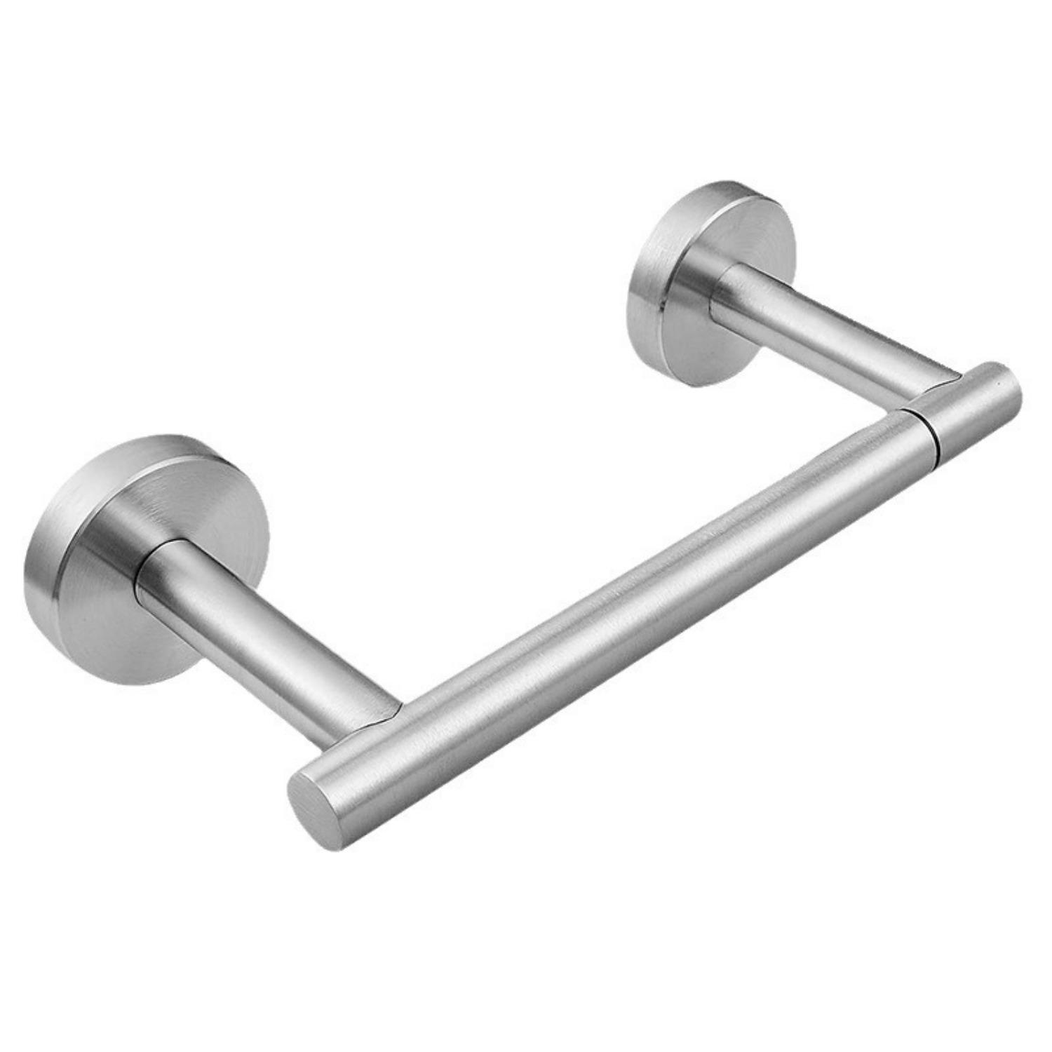

Toilet Paper Holder Wall Mount, Stainless Steel Rustproof Double Post Pivoting Tissue Roll Holder for Bathroom, Commercial Toilet Paper Dispenser Classic 1 Pack срібний