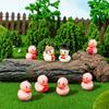 6/12Pcs Wedding Ducks Figurines Bride Groom Ornaments For Valentine Gift Decor