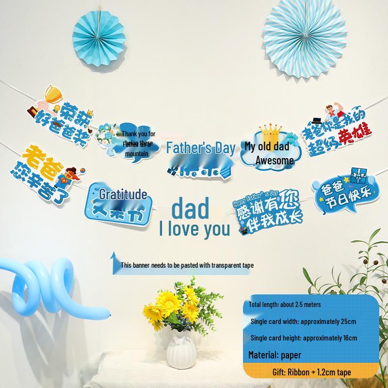 Father's Day Banner for School, Mall, or Store Decoration