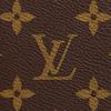 Louis Vuitton Brazza beschichtetes Canvas mit Rindsleder Geldbörse, Kartenhalter, Geldbörse Unisex Braun/Schwarz Mehrfarbig M69410