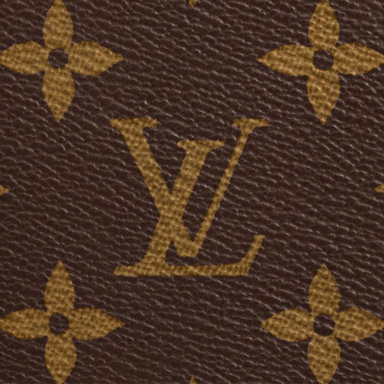 Louis Vuitton Brazza beschichtetes Canvas mit Rindsleder Geldbörse, Kartenhalter, Geldbörse Unisex Braun/Schwarz Mehrfarbig M69410