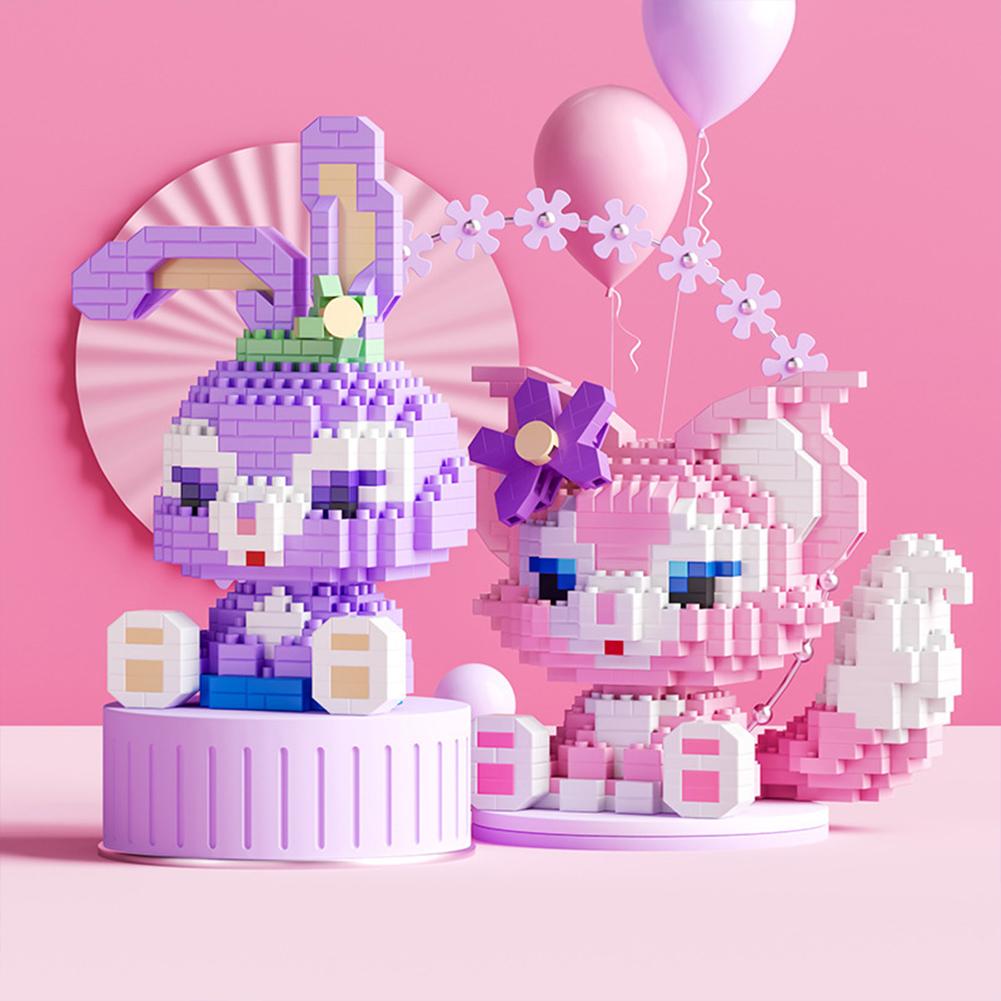 Micro-particle Building Blocks Assembled Toys Compatible With Star Dailu Lingna Belle Cartoon Dolls Puzzle Gifts For Girls