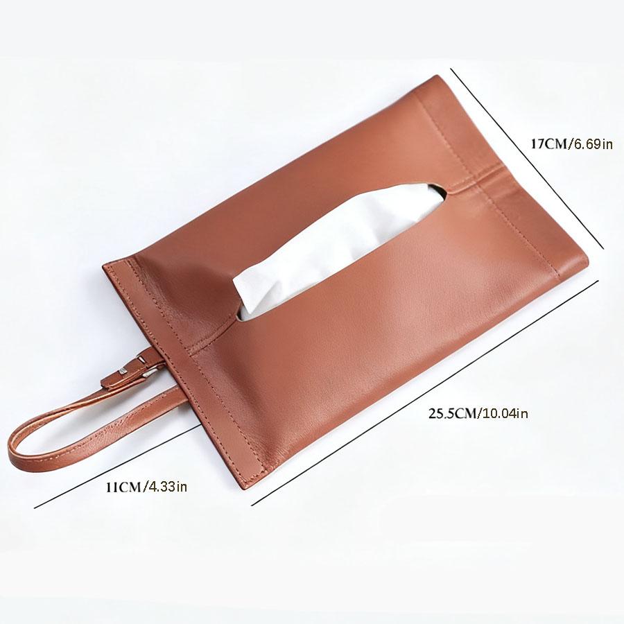 Car mounted high-end drawer box, car armrest box, tissue box, face towel storage bag, high-end tissue cover