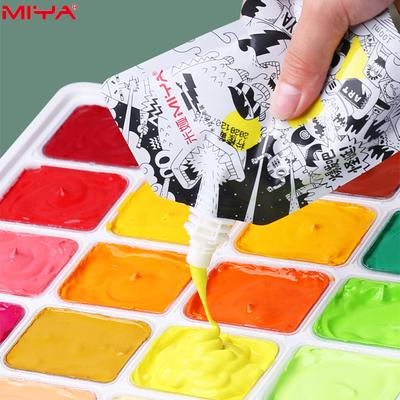 1 Pack Himi Gouache 100ml Unique Jelly Vibrant Colors Non Toxic Paint Canvas Paper Art Supplies For Professionals Students Kids