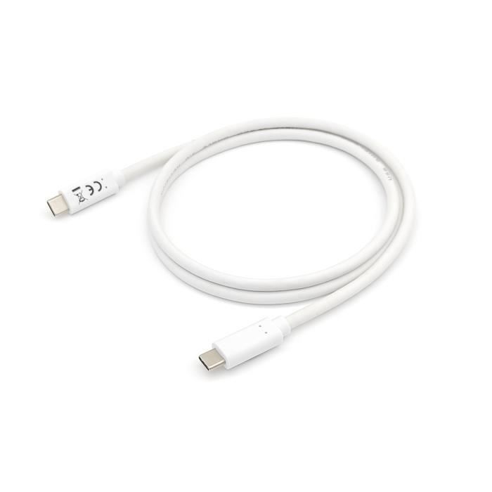 Câble USB - EQUIP - 128361 - USB 3.2 Gen 1 - 1 m - Connecteurs USB C - Blanc