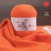Hand-Knitted Medium-Thick Pure Cashmere Yarn Ball for DIY Projects - Perfect for Scarves and Gifts