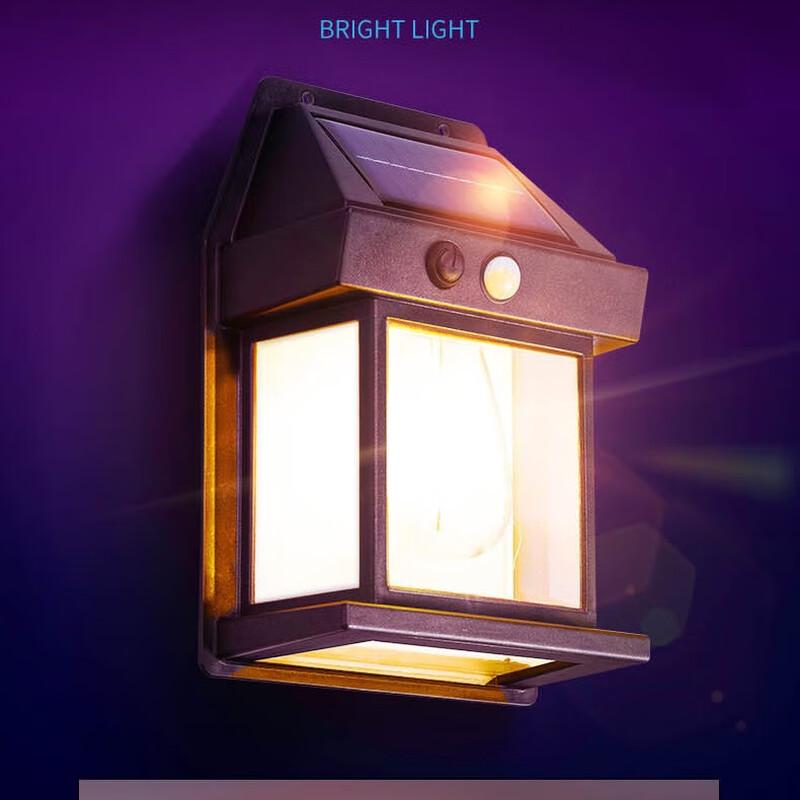 Solar-Powered Motion Sensor Wall Lamp