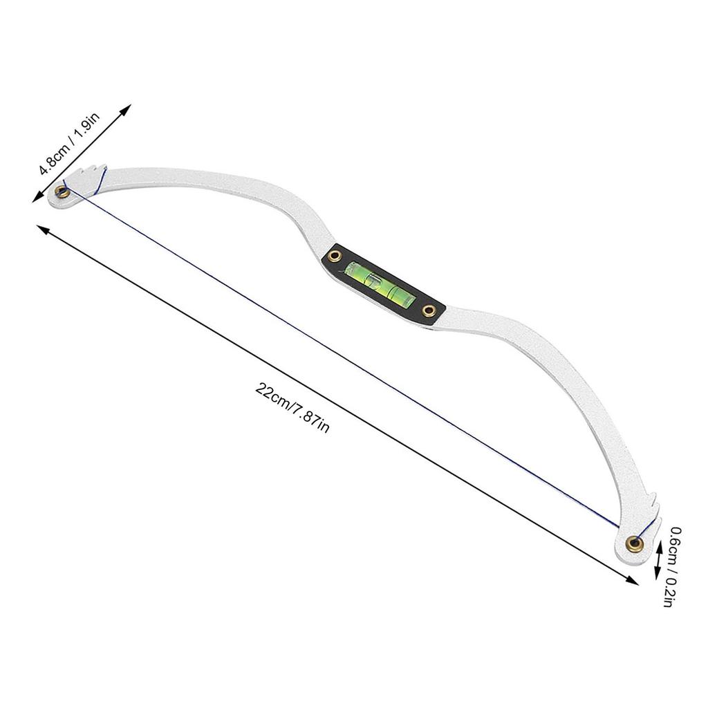 Microblading Line Marker Ruler Eyebrow Tattoo Positioning Tool (Horizontal Ruler Liquid 0.07ml)