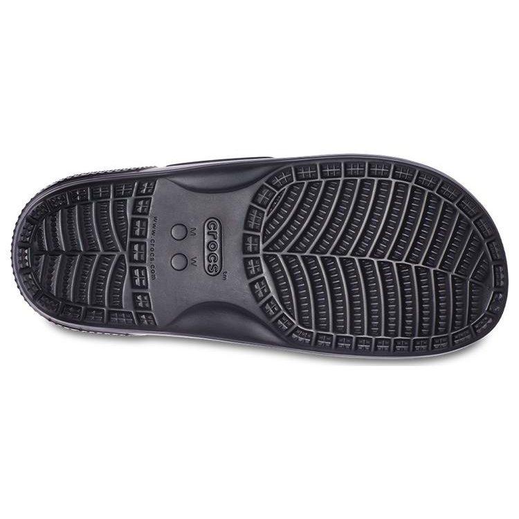 Crocs EVA Leather Patchwork Shoe Unisex Black 206761-001