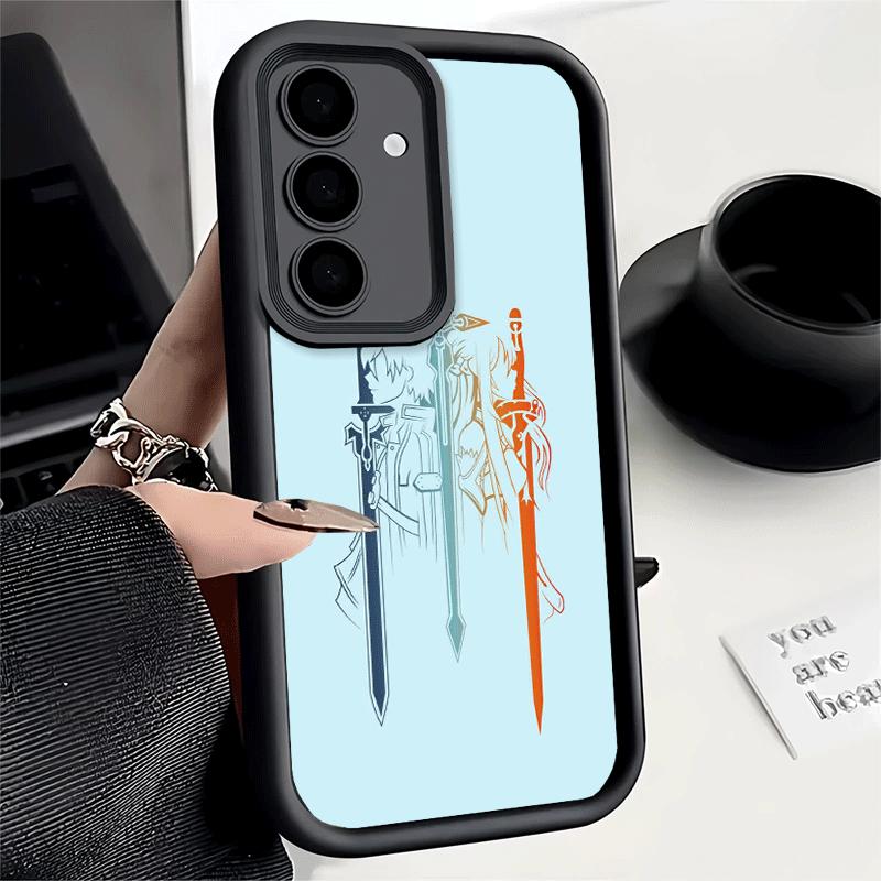 Phone Case for Samsung Galaxy S26 S25 Ultra S24 FE Sword Art Online Anime Shell S23 Plus S22 + S21 S20 5G Soft Silicone Funda