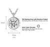 Ashley Jewelry Single Stone Necklace, Sterling Silver 925, Simple Pendant, Cubic Zirconia, Women's, Everyday Wear