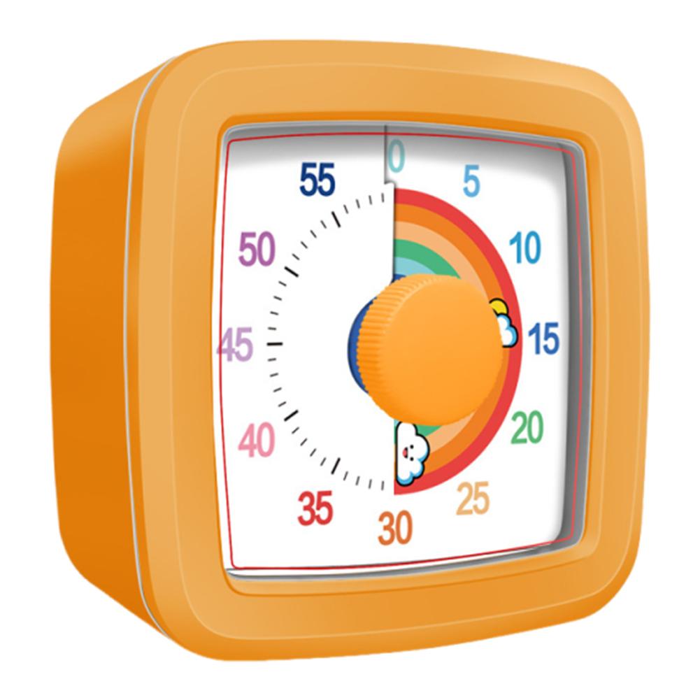 Бесшумный таймер для учебы Многоцелевой визуальный таймер Напоминание Инструмент для управления временем Минутный таймер Секундомер для дома, офиса, школы