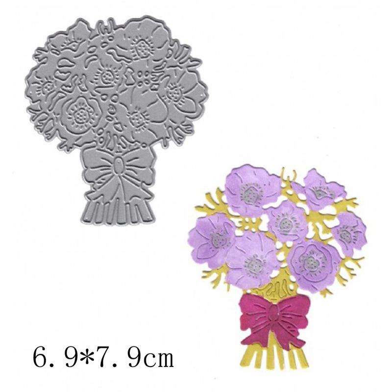 Flower bouquet Metal Cutting Dies Scrapbooking Album Paper Cards Decorative Crafts Embossing Die Cut