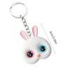 Cute Bunnies Keychain 3D Cartoon Cat Keychain Ribbt Keychain Gift Easy To Carry