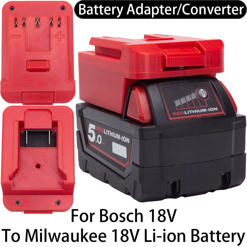 Adapter Converter For Bosch 18V Li-ion Tool To Milwaukee 18V Li-ion Battery Adapter Converter Power Tool Accessory