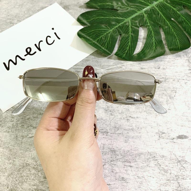 

New Small Frame Rectangle Sunglasses Women S Brand Designer Square Sun Glasses Classic Men S Vintage Eyewear Uv400 As shown in the figu
