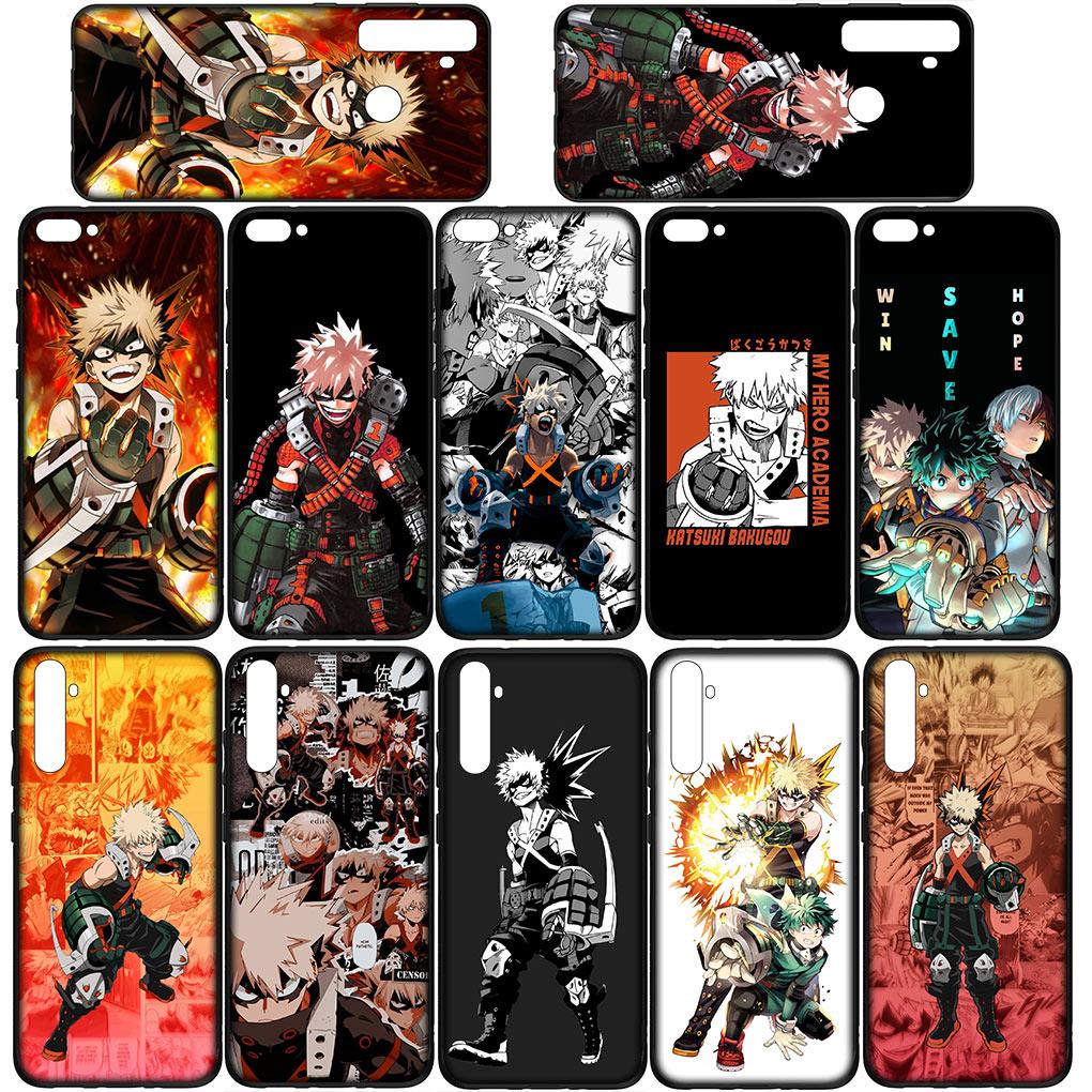 My Hero Academia Katsuki Bakugo BNHA Phone Cover for Xiaomi Redmi Note 11 10 9 8 Pro 9S 10S 11S 9A 9C NFC 9T 10A 10C 8A Case