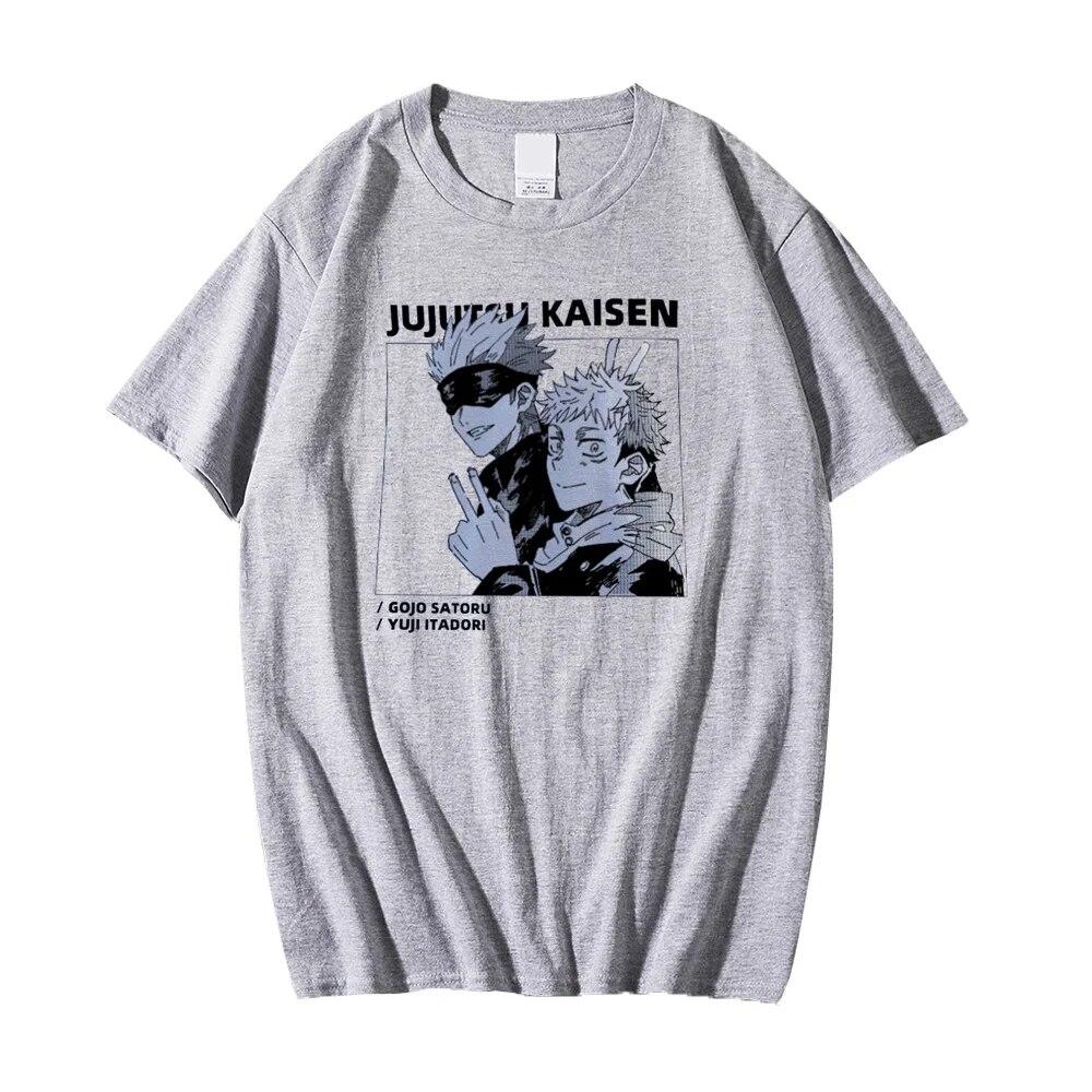 Harajuku Unisex's Tshirt Jujutsu Kaisen Printed Unisex Short Sleeve T Shirt Cool Cartoon Anime Casual T-shirt Unisex Streetwear Tops