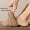 Unisex Thick Crew Socks Solid Color Warm Winter Socks Ribbed Stretchy Casual Socks for Women Leggings And Low Cut Boots