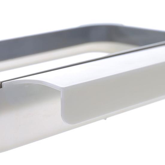 Garbage Bag Hanger Space-Saving Door Back Design Good Load Capacity Stable Shelf Rubbish Bag Rack for Kitchen