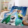 29 Style Frozen Elsa Princess Snow Queen Cartoon Girl Soft Throw Blankets,Comfortable Blanket for Beds Sofa Home Bedroom Gifts