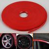 8m Car Wheel Protector Hub Stickers Car Decorative Strip Car Wheel Rim / Tire Protection Care Covers Car-styling Rings Durable
