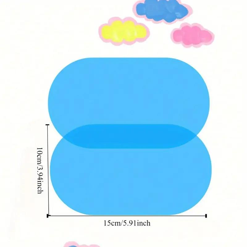 2 Stück PVC Antibeschlag Spiegel Schutzaufkleber Wasserdicht Regendicht Klare Sicht Schutzfolie für Fahrzeug Rückspiegel