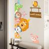 Welcome to stickers cute self-adhesive milk tea coffee clothing store glass wall stickers creative door stickers