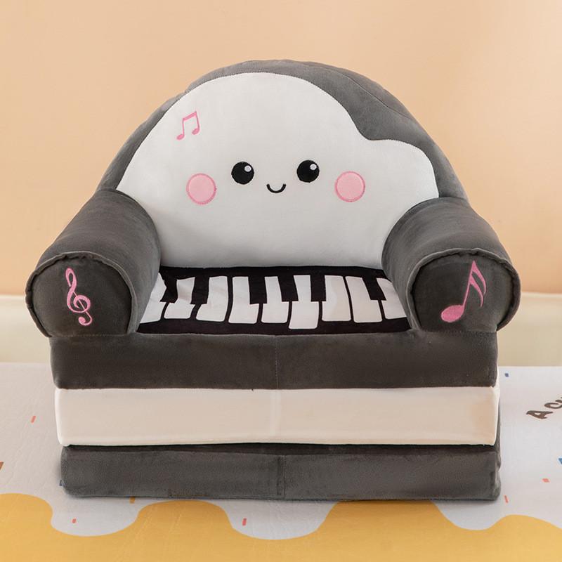 Divano letto pieghevole a cartoni animati per bambini con imbottitura morbida in peluche per la sala lettura dei più piccoli