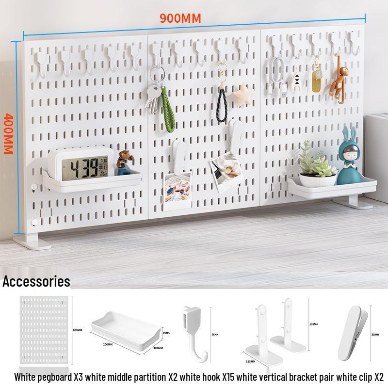 Pegboard Hooks & Baskets for Office, Home, or DIY Desktop Display