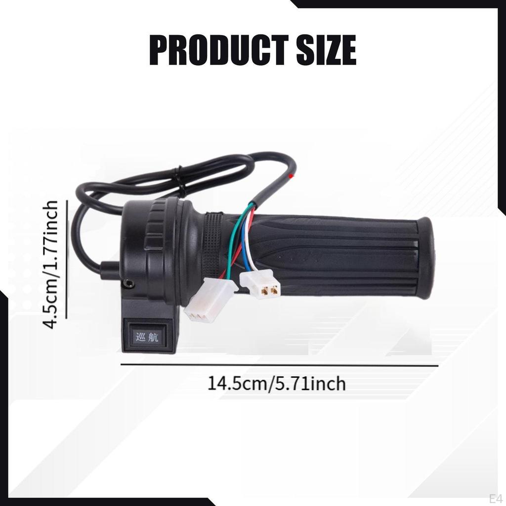 Electric Bike Twist Throttle Installation Spare Parts Universal Hand Grip for Bicycle