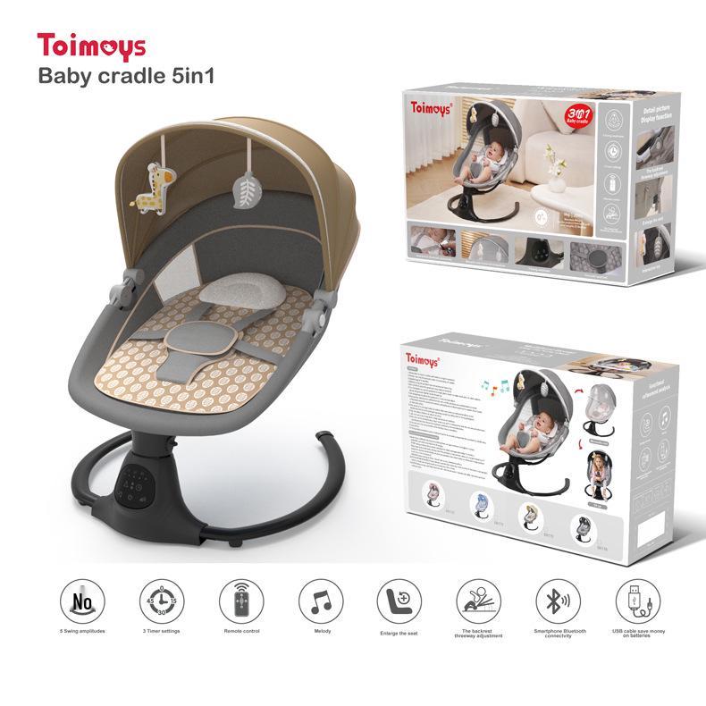Multifunctional Electric Baby Rocker Cradle: Soothing Chair for Newborns