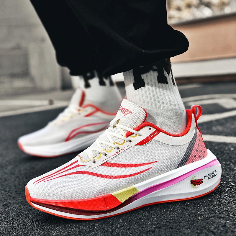 Lightweight Running Shoes, New Men's Shoes, Breathable and Shock-absorbing Jogging Shoes, Youth Sports Shoes, Men's Soft-soled Couple Models