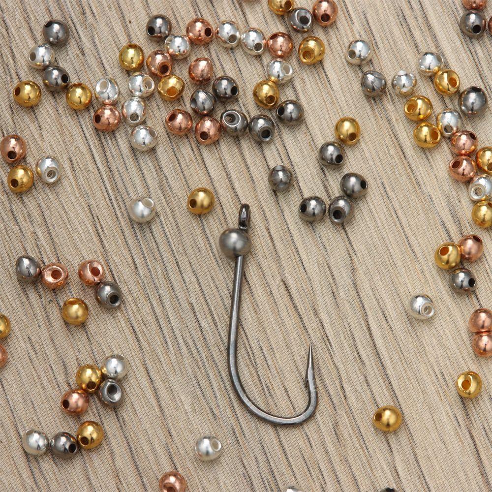 20pcs Ungsten Alloy Fly Tying Material Nice-Designed Slotted Bead Drop Tungsten Beads Fly Fishing